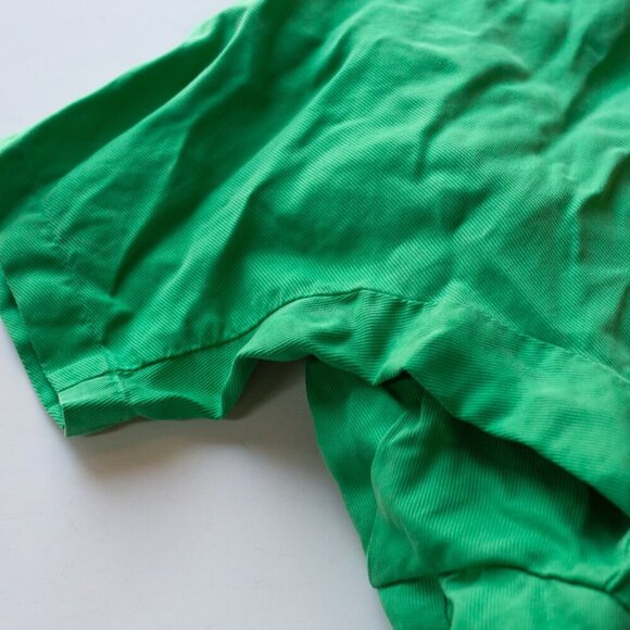 Thakoon Collective Tie Waist Mini Shirt Dress in Green - Picture 6 of 6